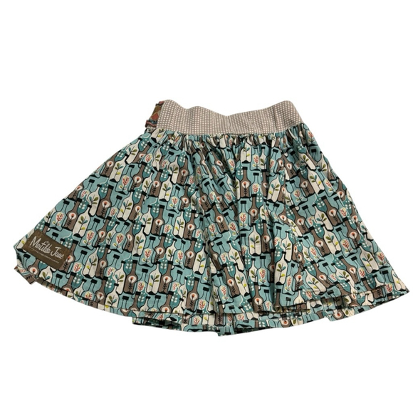 Matilda Jane modern Art Gabby skirt size 6 - Picture 6 of 9